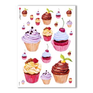 FOOD-0094. Carta di riso cucina per decoupage.