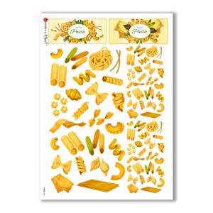 FOOD-0099. Carta di riso cucina per decoupage.