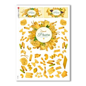 FOOD-0100. Carta di riso cucina per decoupage.