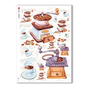 FOOD-0102. Carta di riso cucina per decoupage.