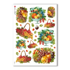 FOOD-0107. Carta di riso cucina per decoupage.