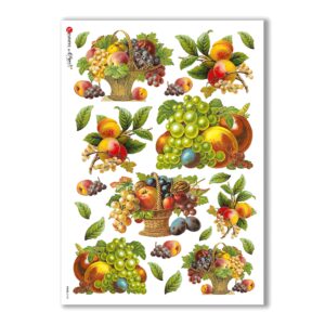 FOOD-0108. Carta di riso cucina per decoupage.