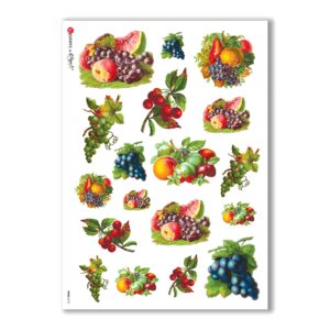 FOOD-0110. Carta di riso cucina per decoupage.