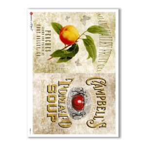 FOOD-0116. Carta di riso cucina per decoupage.