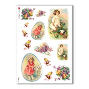 HOLIDAY-0074. Carta di riso festività per decoupage.