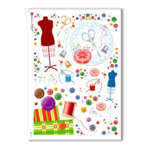 JOBS-0001. Carta di riso mestieri per decoupage.
