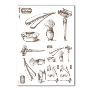 JOBS-0002. Carta di riso mestieri per decoupage.