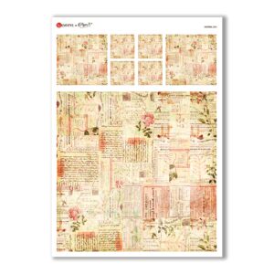 PATTERN-0003. Carta di riso texture per decoupage.