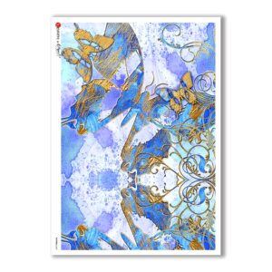 PATTERN-0007. Carta di riso texture per decoupage.