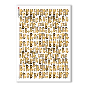 PATTERN-0023. Carta di riso texture per decoupage.