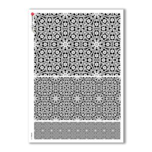 PATTERN-0121. Carta di riso texture per decoupage.