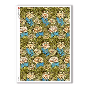 PATTERN-0127. Carta di riso texture per decoupage.