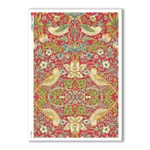 PATTERN-0129. Carta di riso texture per decoupage.