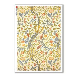 PATTERN-0132. Carta di riso texture per decoupage.