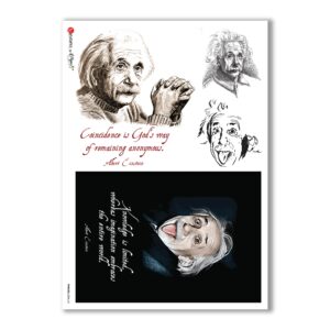 PHRASES-0004. Carta di riso frasi per decoupage.