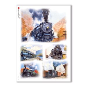 VEHICLES-0009. Carta di riso veicoli per decoupage.