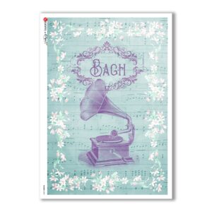 SHABBY-0003. Carta di riso shabby per decoupage.