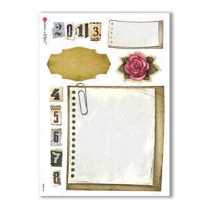SCRAP-0001. Carta di riso scrap per decoupage.