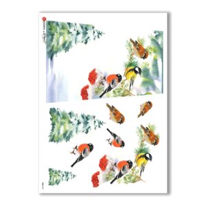 TILES-0019. Carta di riso tegole per decoupage.