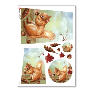 TILES-0020. Carta di riso tegole per decoupage.