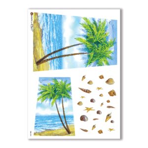 TILES-0022. Carta di riso tegole per decoupage.