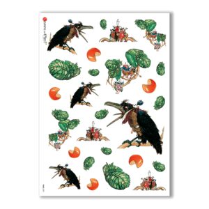 TALES-0001. Carta di riso fiabe per decoupage.