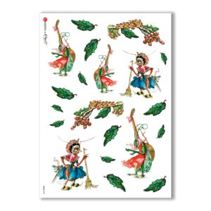 TALES-0003. Carta di riso fiabe per decoupage.