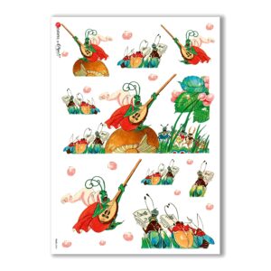 TALES-0004. Carta di riso fiabe per decoupage.