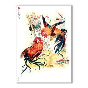TALES-0008. Carta di riso fiabe per decoupage.