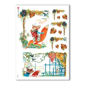 TALES-0013. Carta di riso fiabe per decoupage.