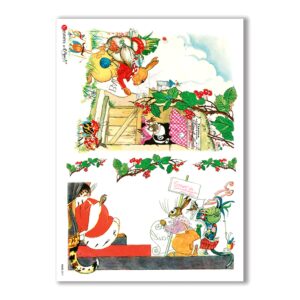 TALES-0017. Carta di riso fiabe per decoupage.