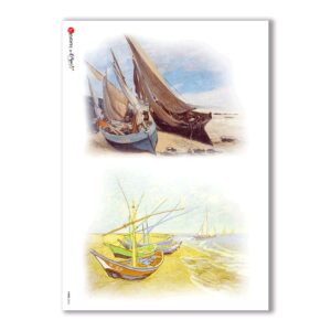 VIEWS-0033. Carta di Riso paesaggi per decoupage