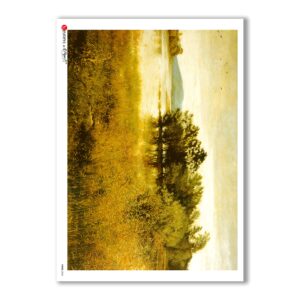 VIEWS-0045. Carta di Riso paesaggi per decoupage