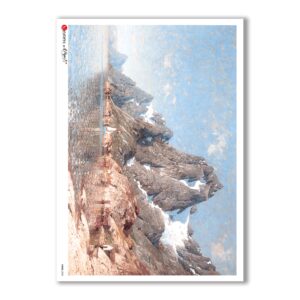 VIEWS-0050. Carta di Riso paesaggi per decoupage