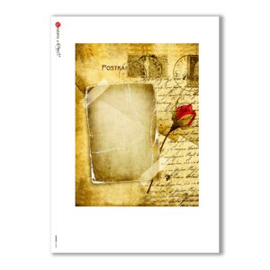 ALBUM-L-0020. Carta di riso album per decoupage.