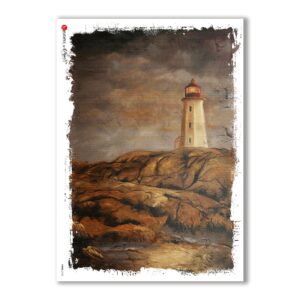 VIEWS-0104. Carta di Riso paesaggi per decoupage