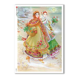 SCENE-0014. Carta di riso pittorico per decoupage.