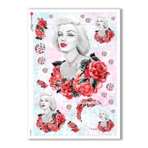 SCENE-0034. Carta di riso pittorico per decoupage.