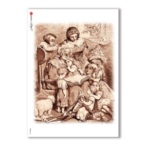 SCENE-0038. Carta di riso pittorico per decoupage.