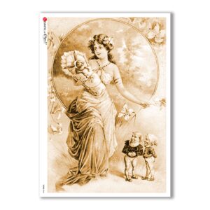 SCENE-0044. Carta di riso pittorico per decoupage.