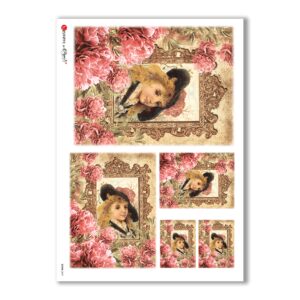SCENE-0047. Carta di riso pittorico per decoupage.
