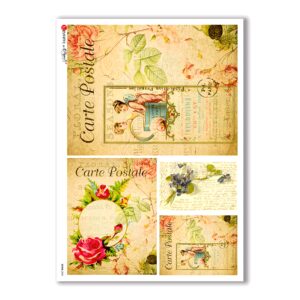 SCENE-0050. Carta di riso pittorico per decoupage.