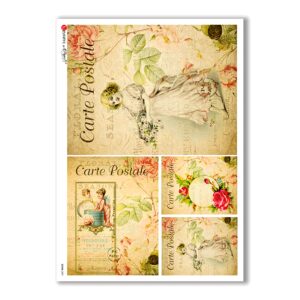 SCENE-0051. Carta di riso pittorico per decoupage.