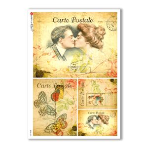 SCENE-0052. Carta di riso pittorico per decoupage.