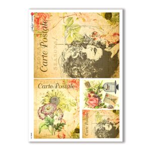 SCENE-0054. Carta di riso pittorico per decoupage.