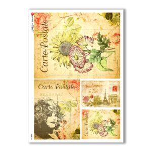 SCENE-0055. Carta di riso pittorico per decoupage.