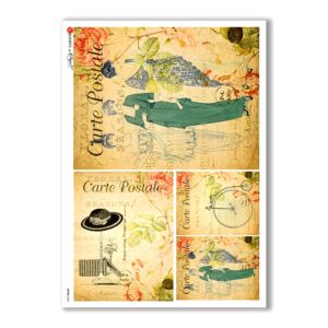 SCENE-0056. Carta di riso pittorico per decoupage.