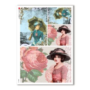 SCENE-0070. Carta di riso pittorico per decoupage.