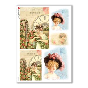 SCENE-0071. Carta di riso pittorico per decoupage.