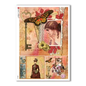 SCENE-0076. Carta di riso pittorico per decoupage.
